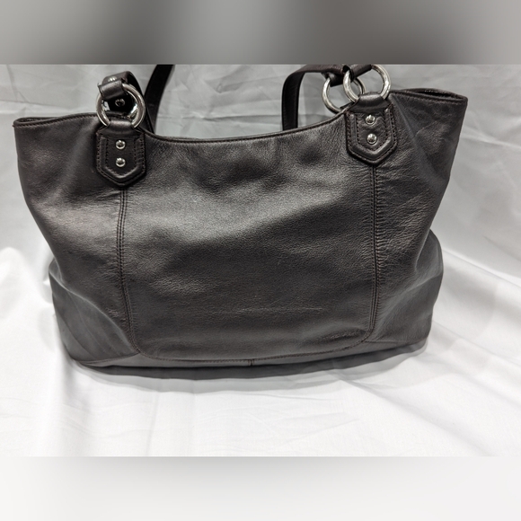 Coach Vintage Campbell Leather Belle Carryall Purse Shoulder Bag - Picture 5 of 15